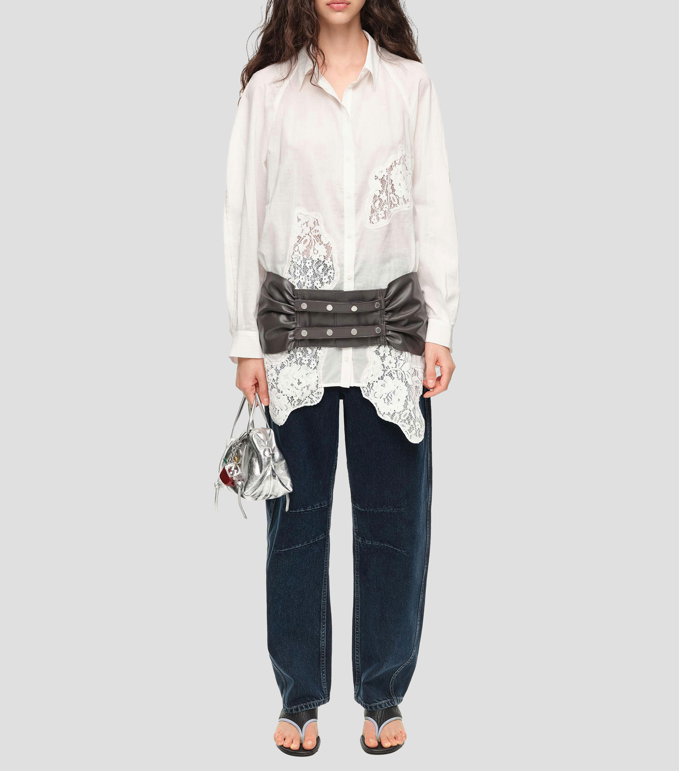 Blusa fantasía manga larga Mujer